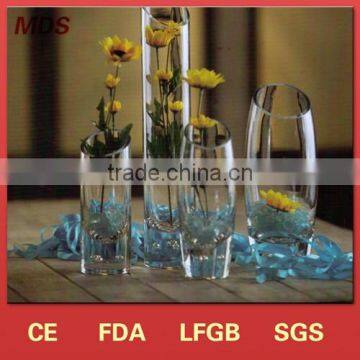 Hot sale glass vase with foot made in china                        
                                                Quality Choice