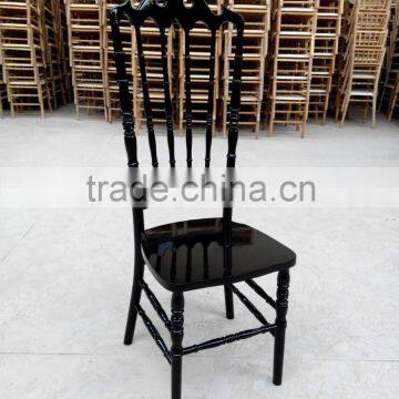 wood banquet chair for wedding event