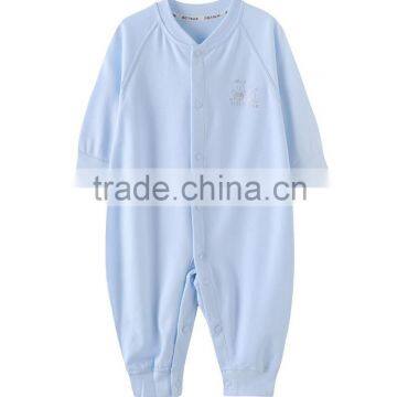 pure color cotton factory price breathable newest baby romper