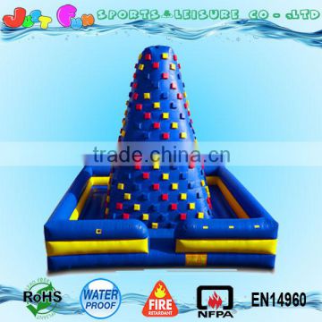 20ft tall amusement challenge rock climbing inflatable