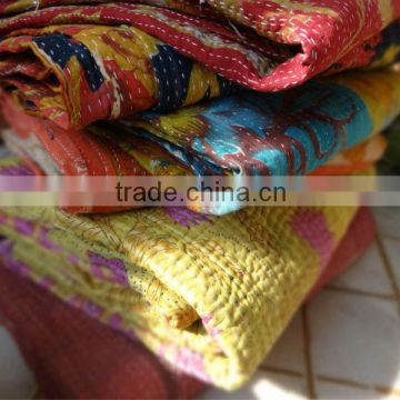 Kantha Quilt , Vintage Kantha Quilt , Vintage Kantha Throw , Kantha Blanket