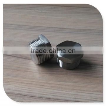 2015 New-Style!! stainless steel 316 cast pipe fitting,hex head solid male plug