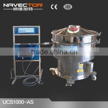 Porous materials tumble filter