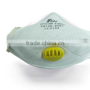 CE FFP2 disposable non-woven dust mask, duckbill respirator, with valve