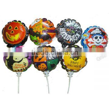 2016 Halloween Self Inflatable Balloon Halloween Foil Balloon Auto Inflate Balloon