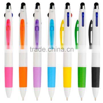 Office and School Supplies 3 Color Ballpoint Pen With Stylus photo-2