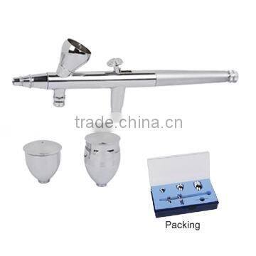 2012 New design 0.2mm or 0.3mm 2cc&5cc&13cc Dual-Action Airbrush (PR-186)