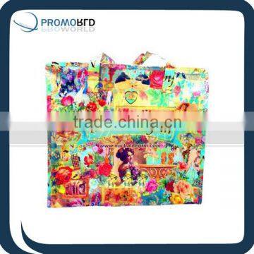 BSC shopping bag Beer woven bag Full color print handle bag