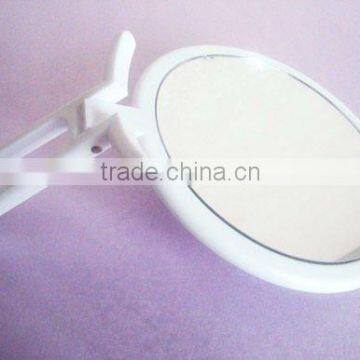 Cute foldable plastic cosmetic hand mirror