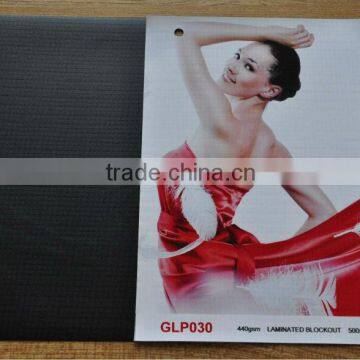 Laminated frotlit black back 13oz 440gsm 500*500 9*9 GLP030