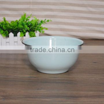 Enamel salad bowl,foot bowl