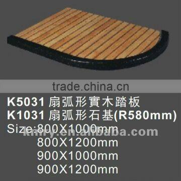 Offset Quadrant Plastic Wood Shower Tray(K5031)