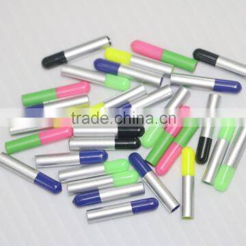 assorted color metal barrel locking shoelace custom shoelace charms metal