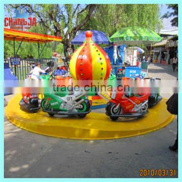 Amusement rides mini rotating motorcycle for kids