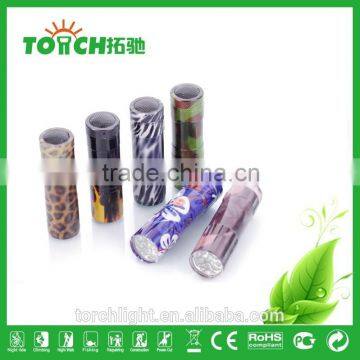 3 Pcs AAA Battery Bulk 9 LED Flashlight Pocket Aluminum Ultra Bright Mini Led Flashlight photo-3