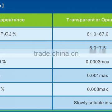 2015 Hot Sale Glassy Transparent Polyphosphate Balls