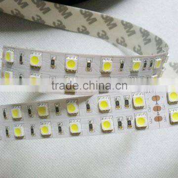 double row 28.8w 5050 120 leds strips LED 5m 12v warm white/cool white/red/green/blue/yellow