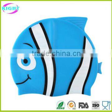 Children Custom Printing Silicone Swim Cap photo-2