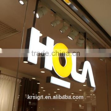 acrylic led letter sign 3D acrylic sign manufacturer