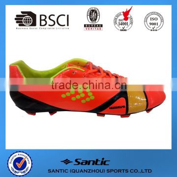 2016 Men outdoor sport shoes for football use, grade original quality soccer boots new style outdoor rugby SS2437