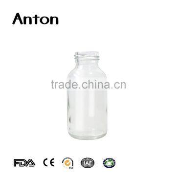 8oz Clear Glass Milk Bottle Wholesale Eco-Friendly Feature Glass Milk Bottle New Glass Milk Bottles photo-2