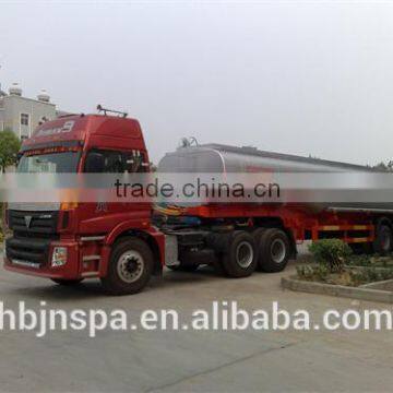 Best FOTON Large capacity semi oil tank truck