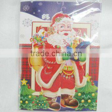 Father xmas music cards /music Paper card/christmas gifts