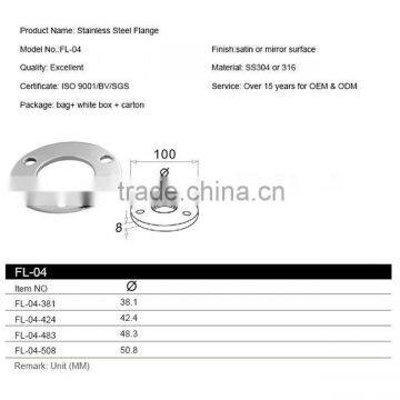 Stainless Steel Flange,stainless Steel Base Plate,stainless Steel Flange Cover