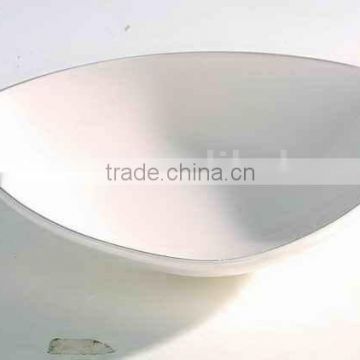 Eco friendly white custom melamine triangle plate bowl