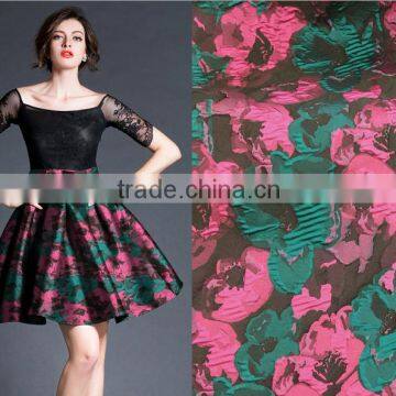 China suppliera autumn women dress polyester dobby fabric, in stock selling