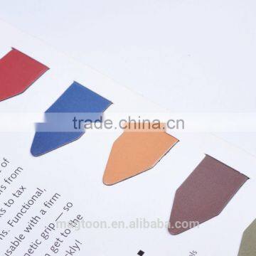 2015 most popular beautiful raibow color mini magnetic bookmarks for sale