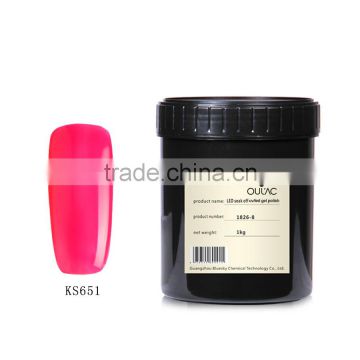 2015 new design for free sample uv gel nail polish, 1kg in bulk, nails painting manufacturer