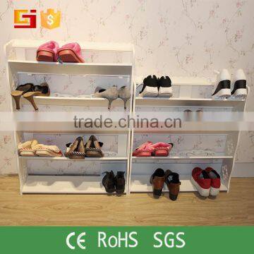 Wood plastic shoes shelf portable shoe rack living room Accessory Organizer