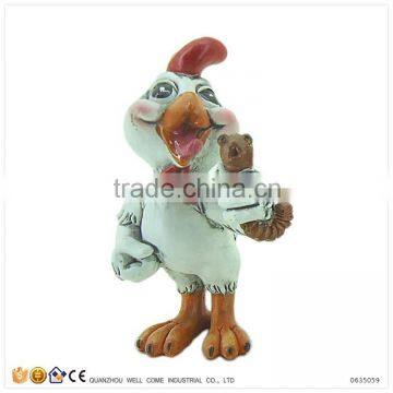 Wholesale Chicken Statues with KTV Microphone