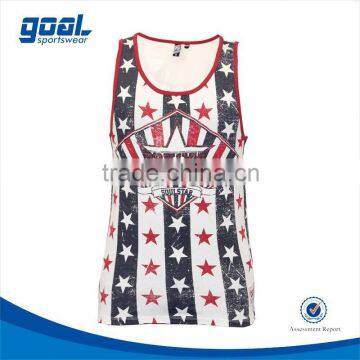 Excellent quality no minimum sublimation print bicycle vest