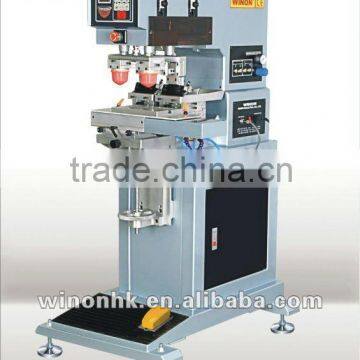WN-123A WINON Double Colour Inkwell Pad Printing Machine with Shuttle Worktable