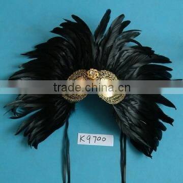 Carnival Feather Dancing Mask (Feather Mask)