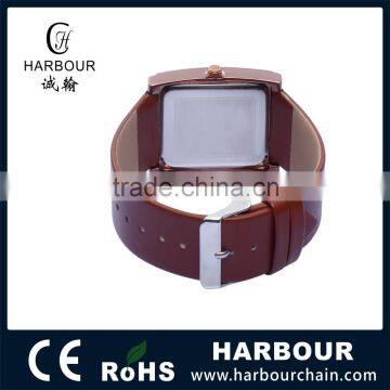 Factory Price Men Fashion Wrist Watch Square Case photo-3