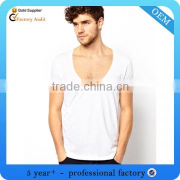 deep v neck t shirts for men