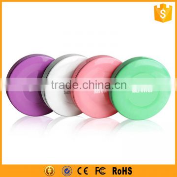 latest hot selling wedding gift 4000mah circle power bank with logo