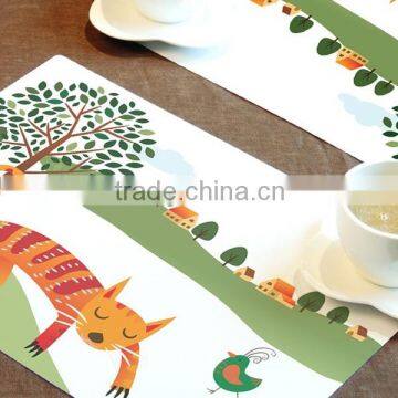 New style good printing custom placemats and coasters