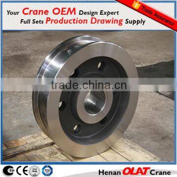 Hot Sale Forged Crane Wheels and Crane Casting Wheel