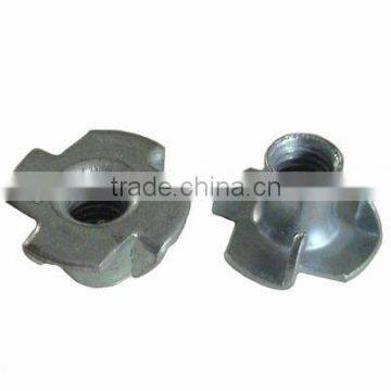 Four claw insert nut,T nut,insert nut,20mm diameter