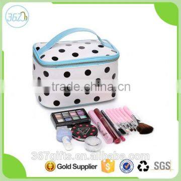 Factory Wholesale Korean style fashion punctated Cosmetic Bag box