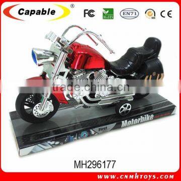 Plastic plated friction motorcycle toys