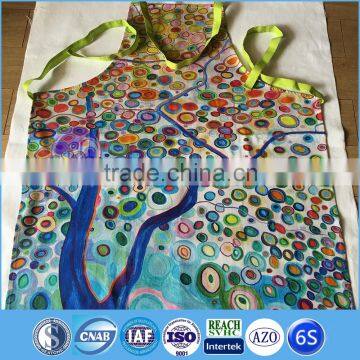 100% Cotton Digital Printed Kitchen Tea Towel Apron Set