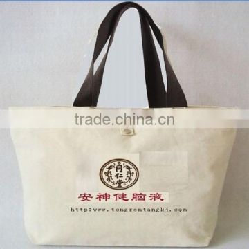 Alibaba China custom durable large shopping canvas bag reusable cotton bag canvas tote bag