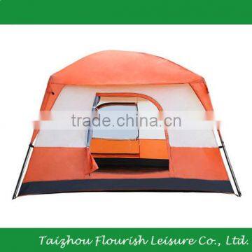 Waterproof 4-5 Person 2 Doors 3 Season Family Cabin Tent for Camping with Carry Bag, 2000mm