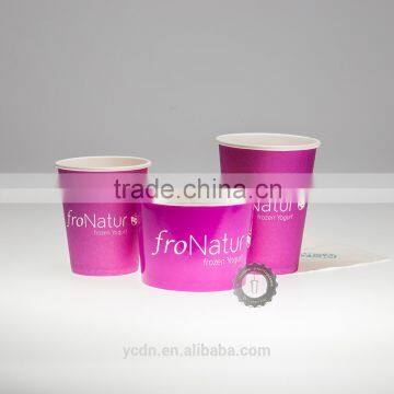 china Wholesale logo print single Paper Cup