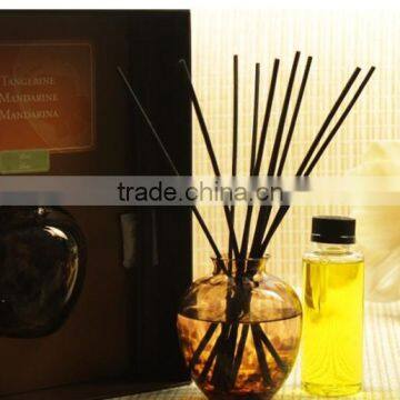 100ml luxury hot sale name brand reed diffuser with rattan sticks and gift box package